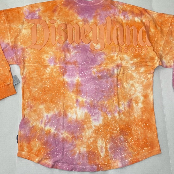 Disneyland Peach and Pink Tie Dye Spirit Jersey size Medium - Picture 3 of 4